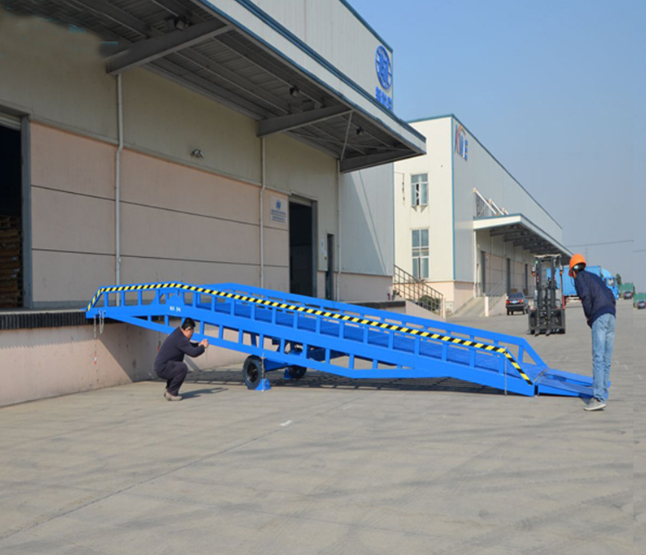万年移动式登车桥应用